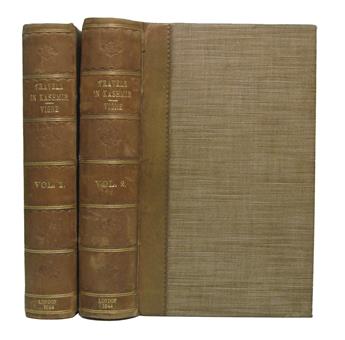 VIGNE, GODFREY THOMAS. Travels in Kashmir, Ladak, Iskardo . . . and the Himalaya . . . Second Edition. 2 vols. 1844. Lacks one map.